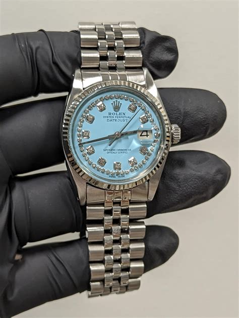 rolex uomo datejust quadrante blu|rolex datejust 36 prezzo.